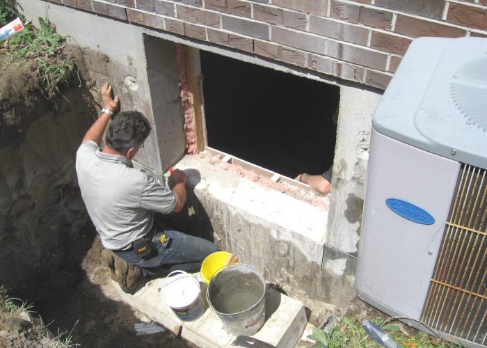 basement window replacement Stephenson Windows 7